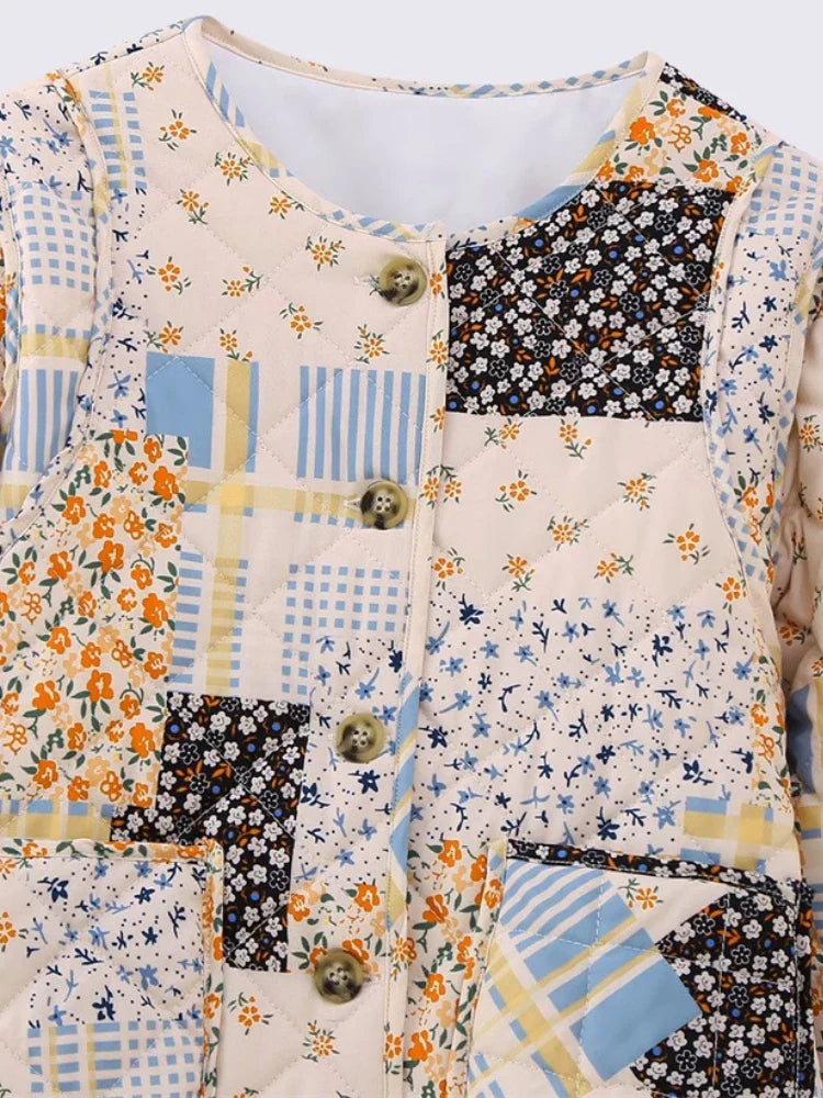 Lillymoda | Harley - Stilvolle Steppjacke mit O-Ausschnitt