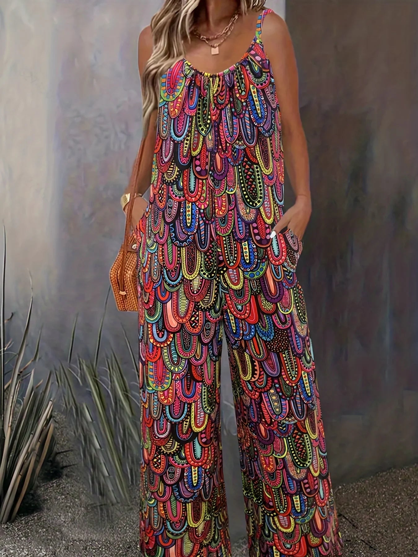 Mariella – Mehrfarbiger, lässiger Jumpsuit