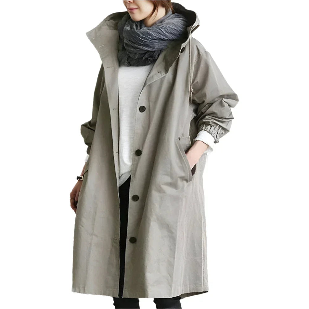Zanovia | Regenmantel Oversized | Stilvoller Schutz