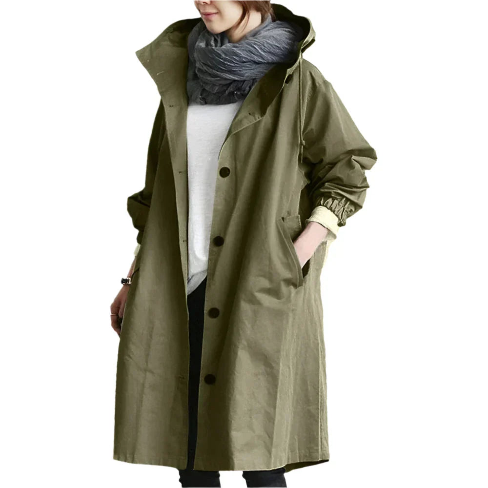 Zanovia | Regenmantel Oversized | Stilvoller Schutz