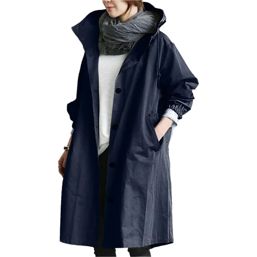 Zanovia | Regenmantel Oversized | Stilvoller Schutz