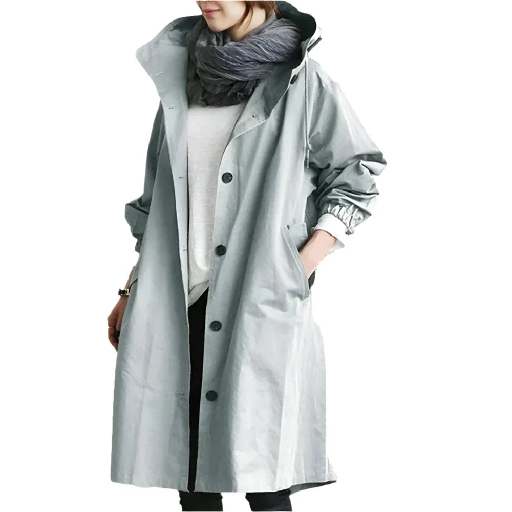 Zanovia | Regenmantel Oversized | Stilvoller Schutz