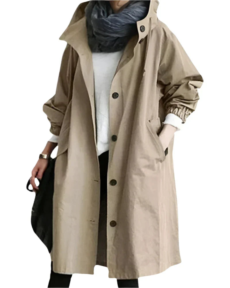 Zanovia | Regenmantel Oversized | Stilvoller Schutz