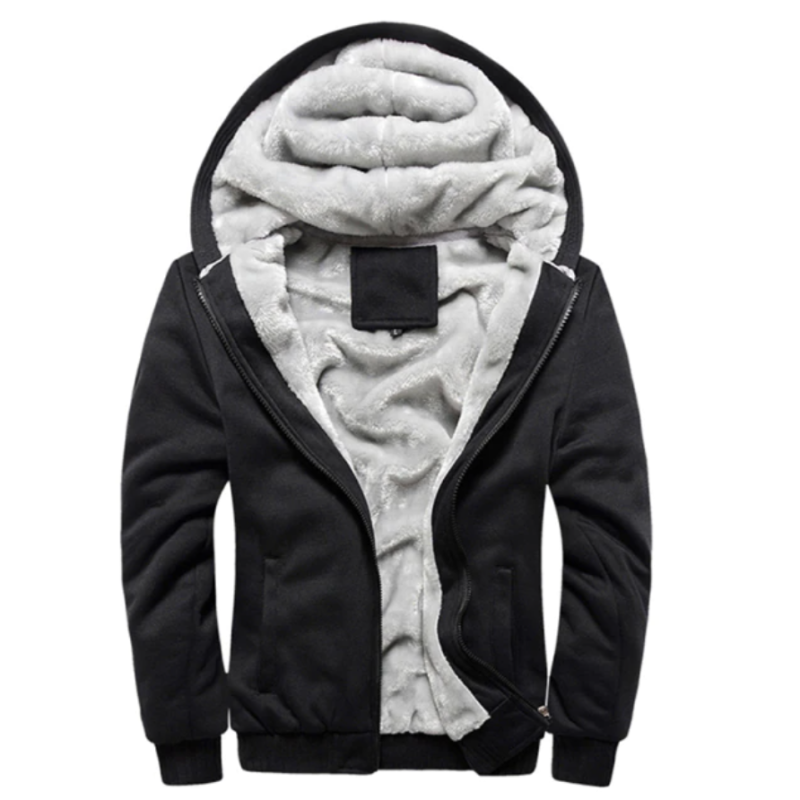 Zweifarbiges Fleece-Sweatshirt für Herren