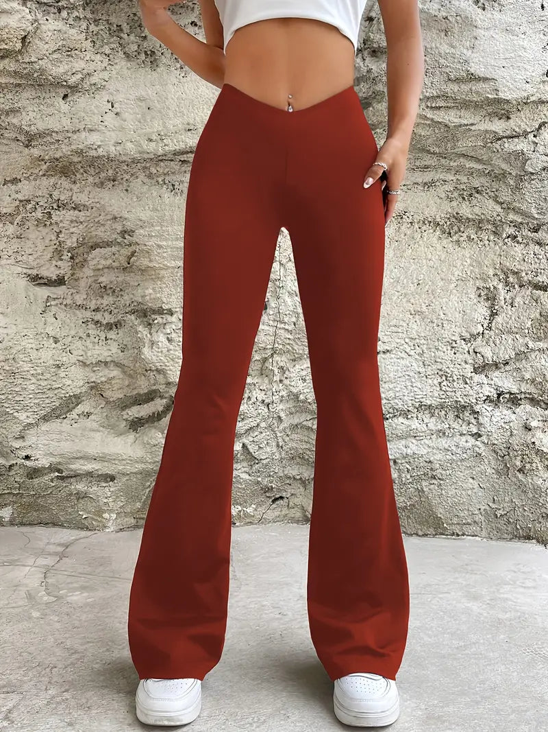 Hosen in schmaler, elastischer Passform mit hoher Taille für besten Sitz
