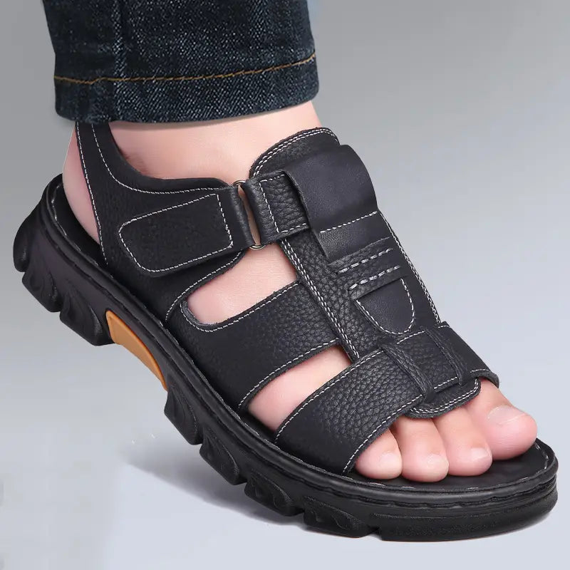 Calogero - Herren Sandalen mit Offener Spitze
