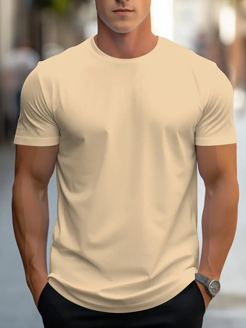 Sammy - Lässiges Rundhals-T-Shirt Für Herren