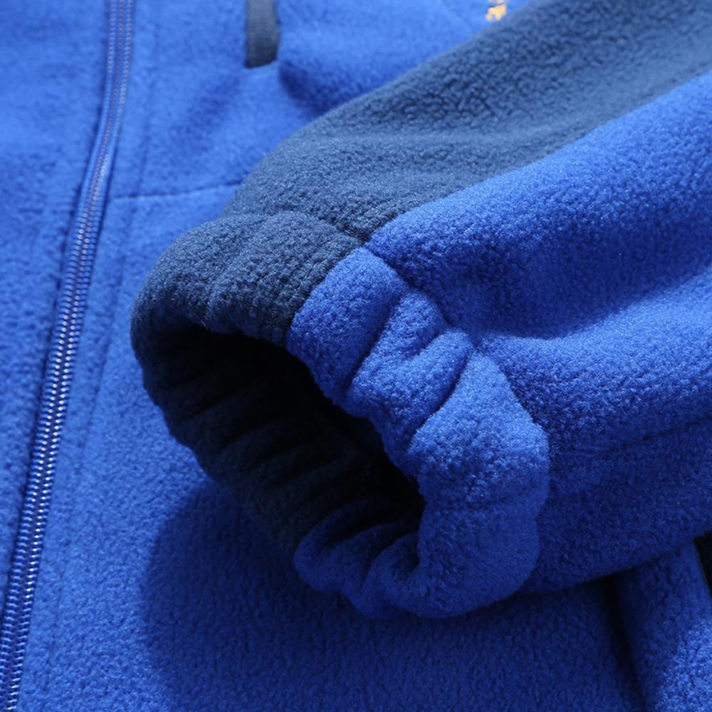 Zweifarbiges Fleece-Sweatshirt für Herren