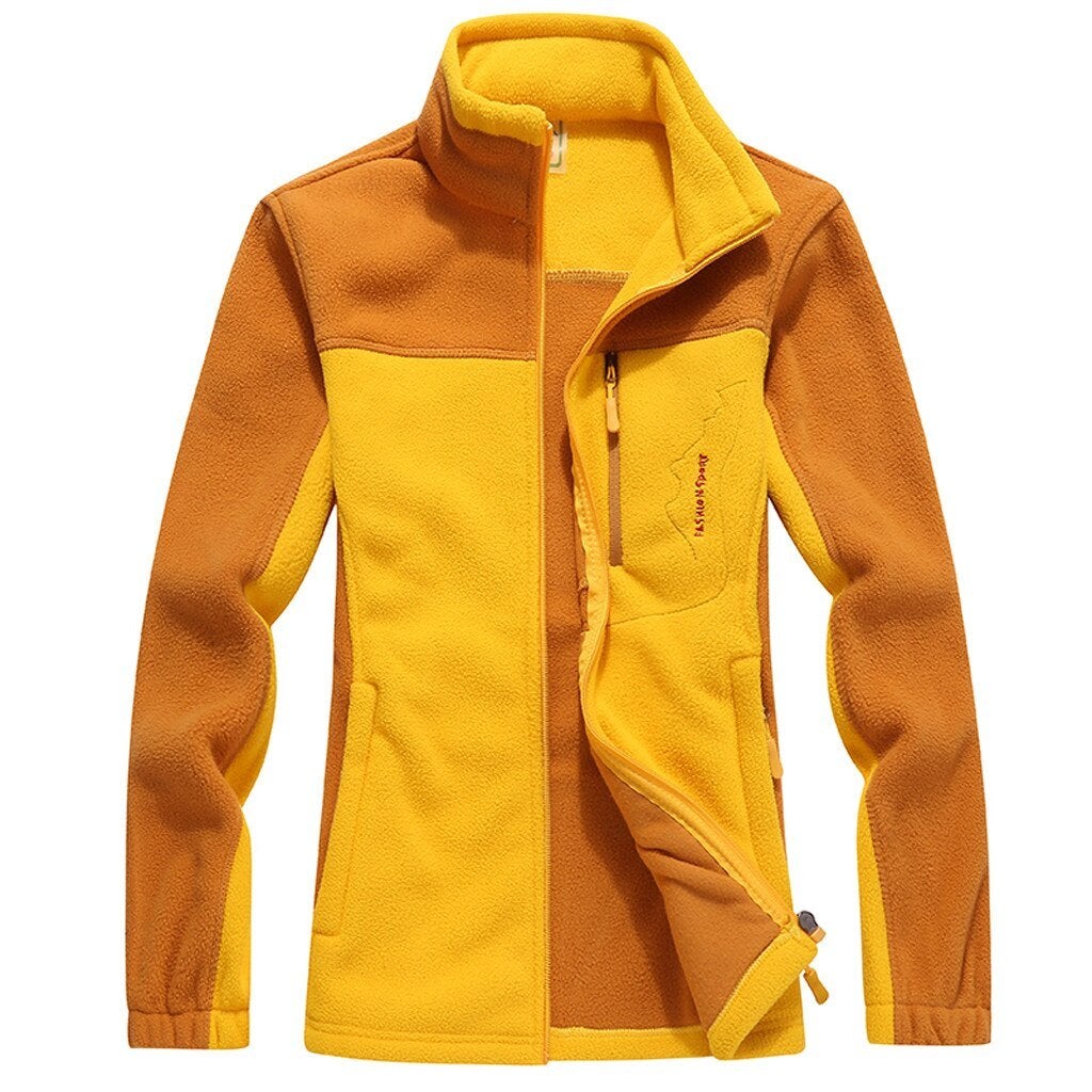 Zweifarbiges Fleece-Sweatshirt für Herren