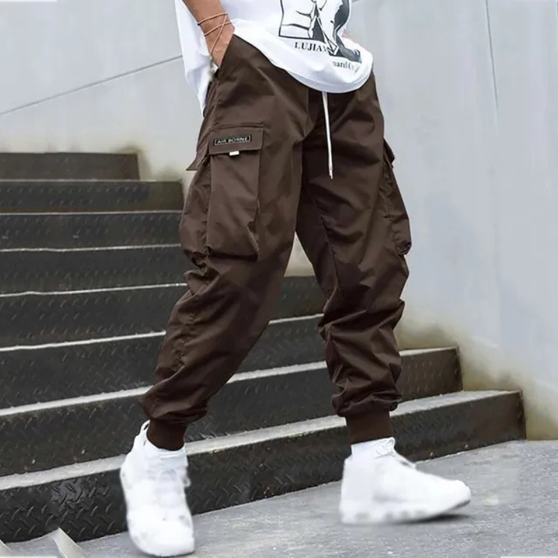 Clemens | Herren Cargo Hose | Schwarz
