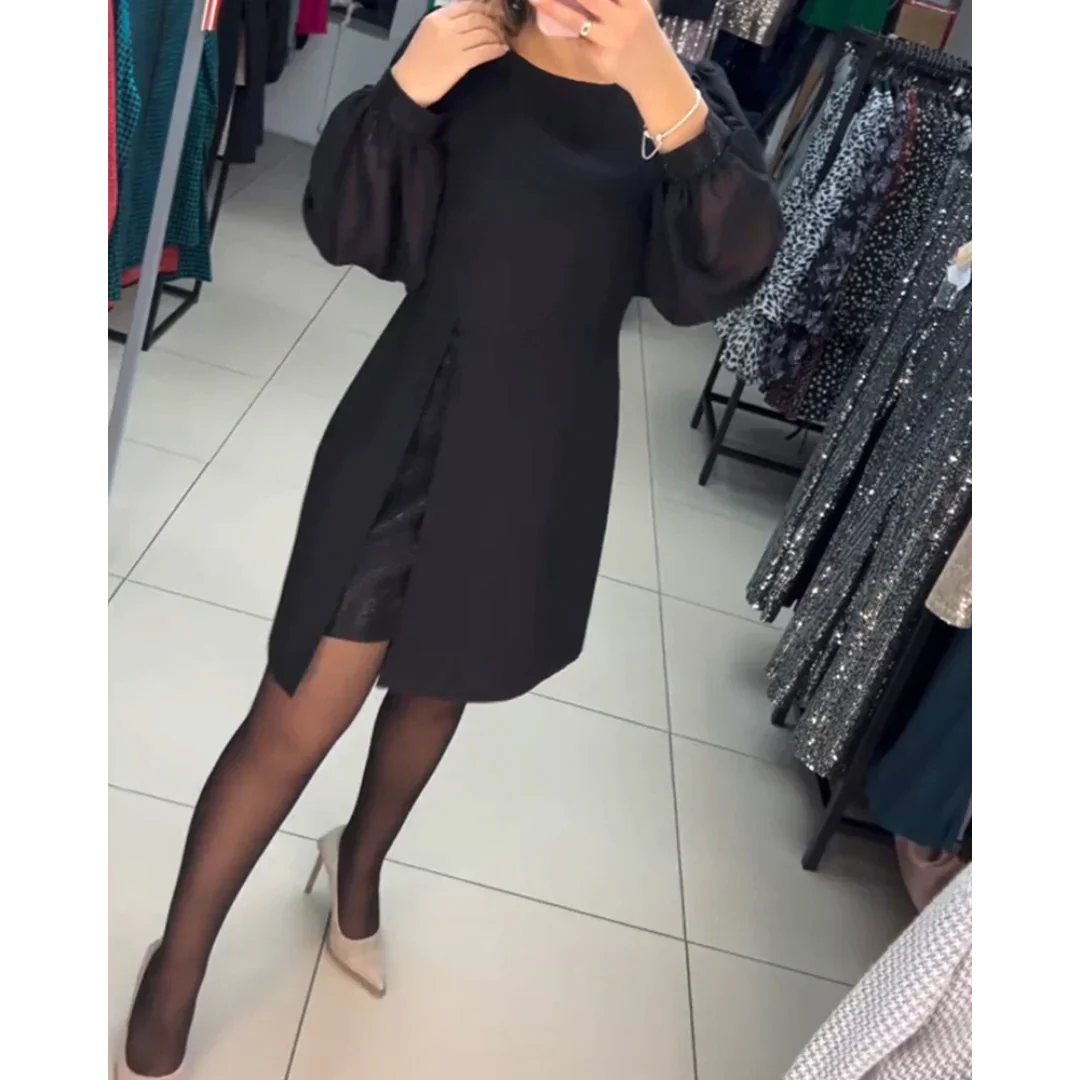 Lillymoda | Millie - Elegantes Langärmeliges Kleid für Frauen