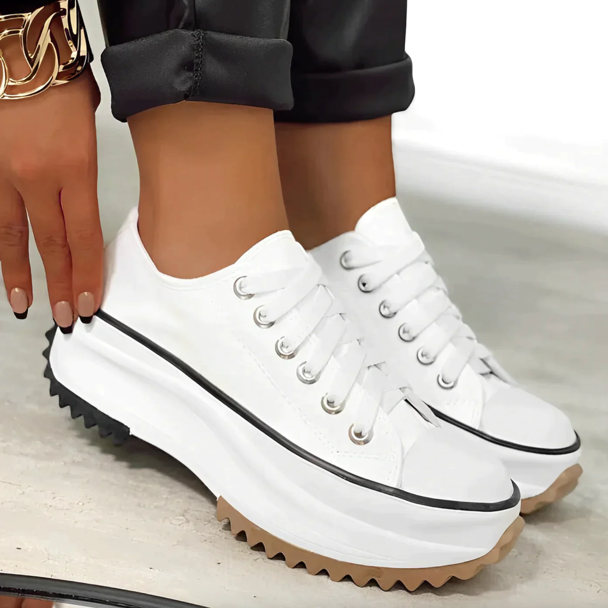 Lillymoda | Brinley - lässige Schnür-Outdoor-Schuhe