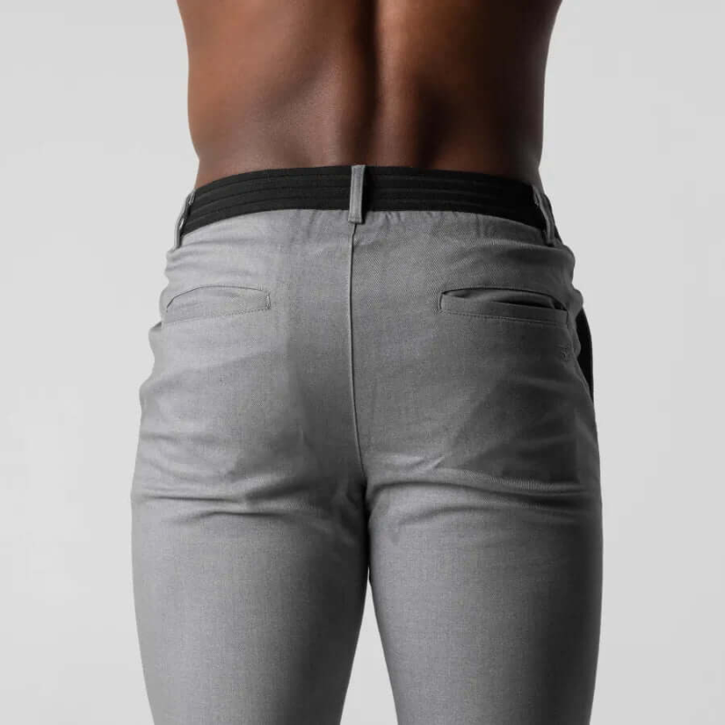 Breton | Herren Chino Hose | Grau Stoffhose