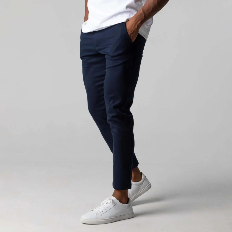 Breton | Herren Chino Hose | Grau Stoffhose