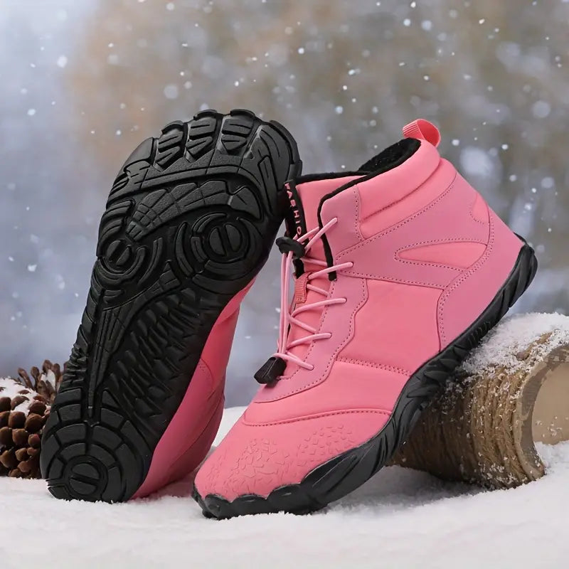 Carlos - Winterliche Plüsch-Schneestiefel