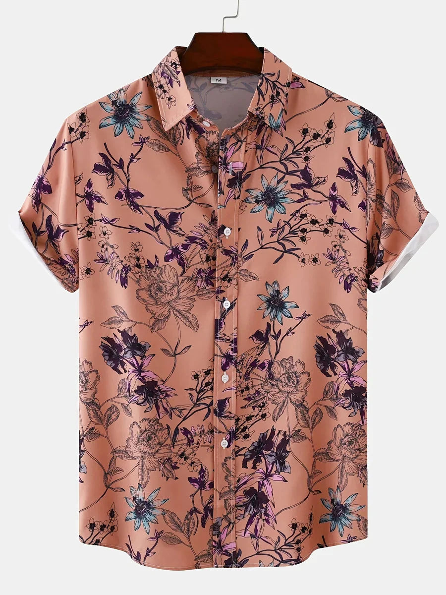 Gerwin - Herren Hemd mit Blumenmuster