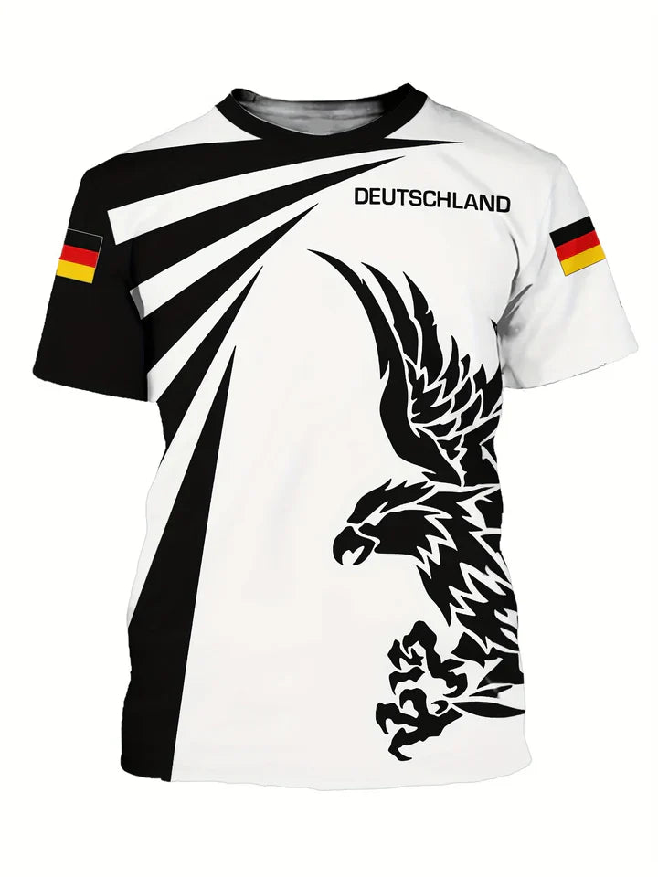 Meir - Deutschland Euro 2024 Herren Fußball Trikot mit Adler Druck