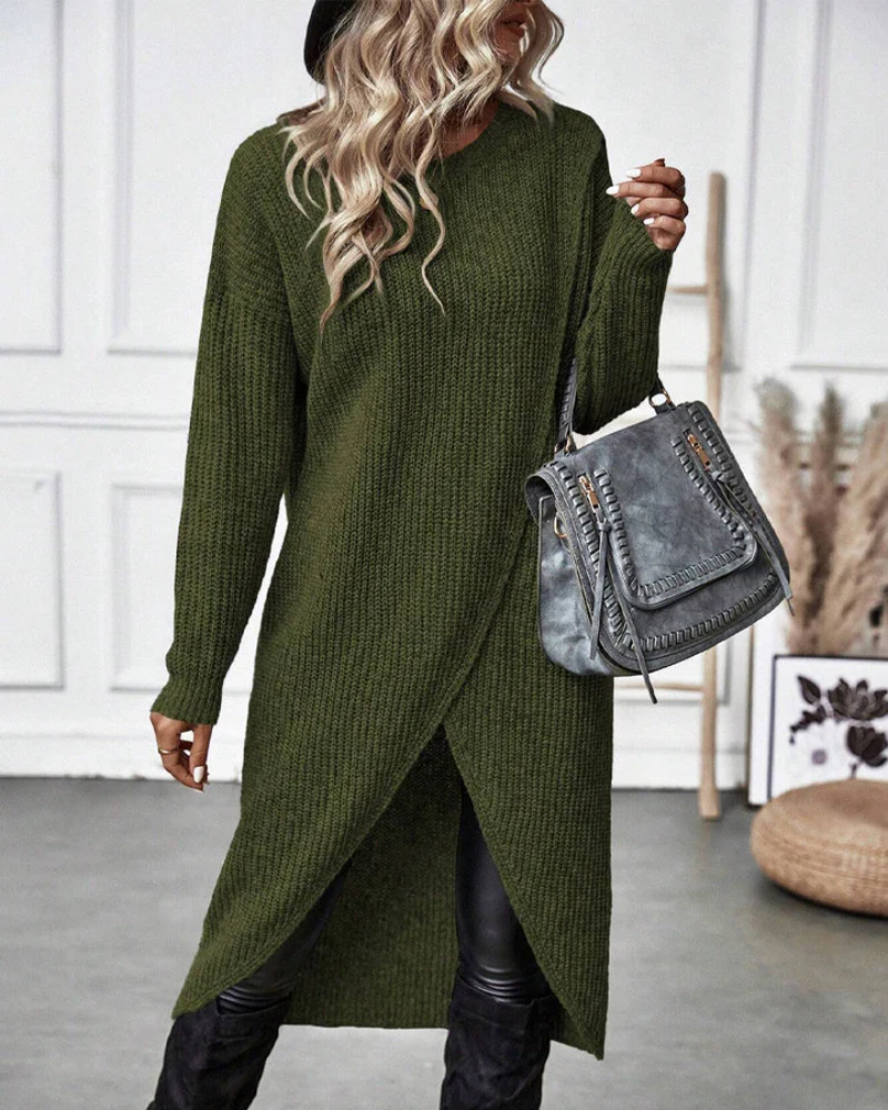 Aliz | Damen Lange Pullover | Strick