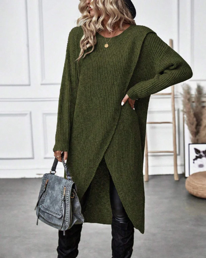 Aliz | Damen Lange Pullover | Strick