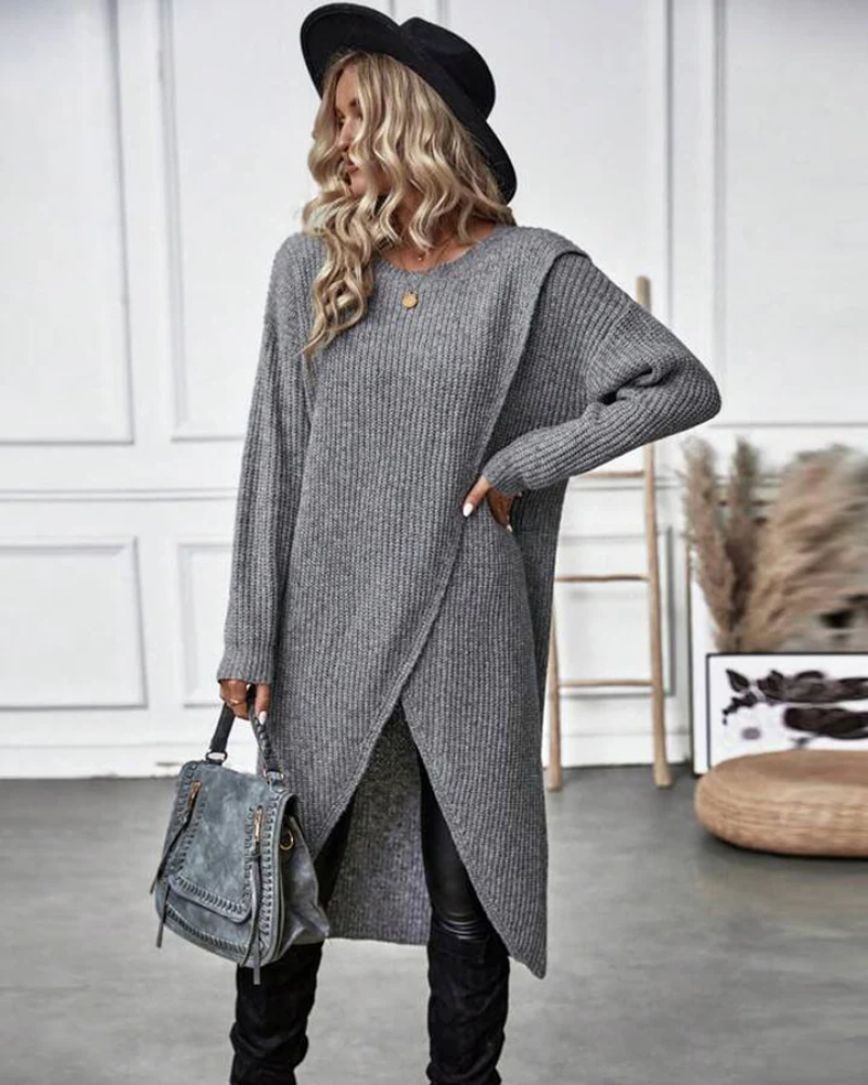 Aliz | Damen Lange Pullover | Strick