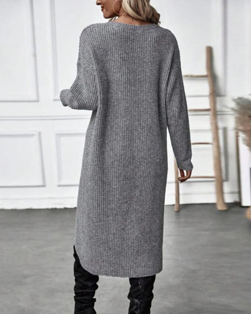Aliz | Damen Lange Pullover | Strick