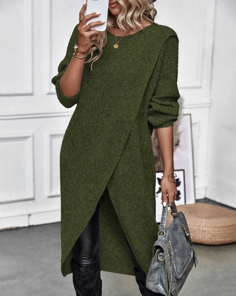 Aliz | Damen Lange Pullover | Strick