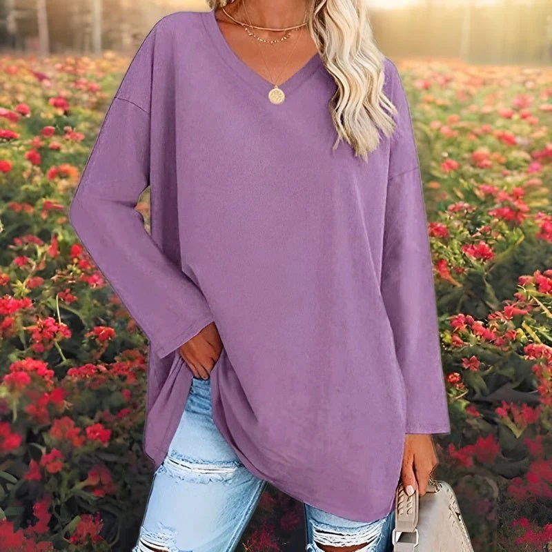 Malea | Damen Langarm Hemd | Oversized