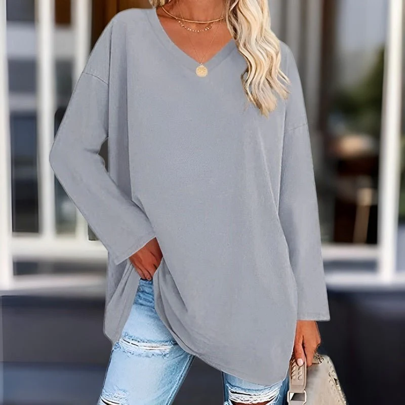 Malea | Damen Langarm Hemd | Oversized