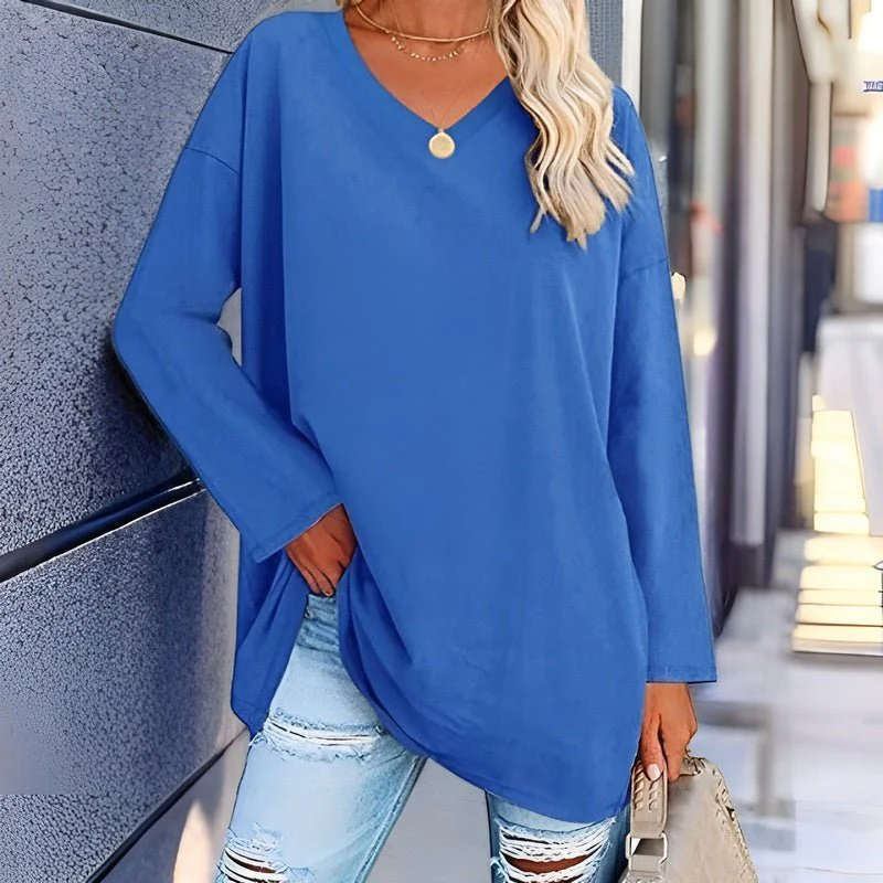 Malea | Damen Langarm Hemd | Oversized