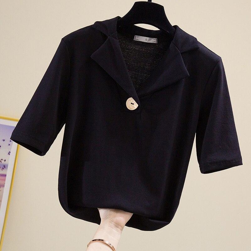 Weit geschnittenes Damen-Poloshirt