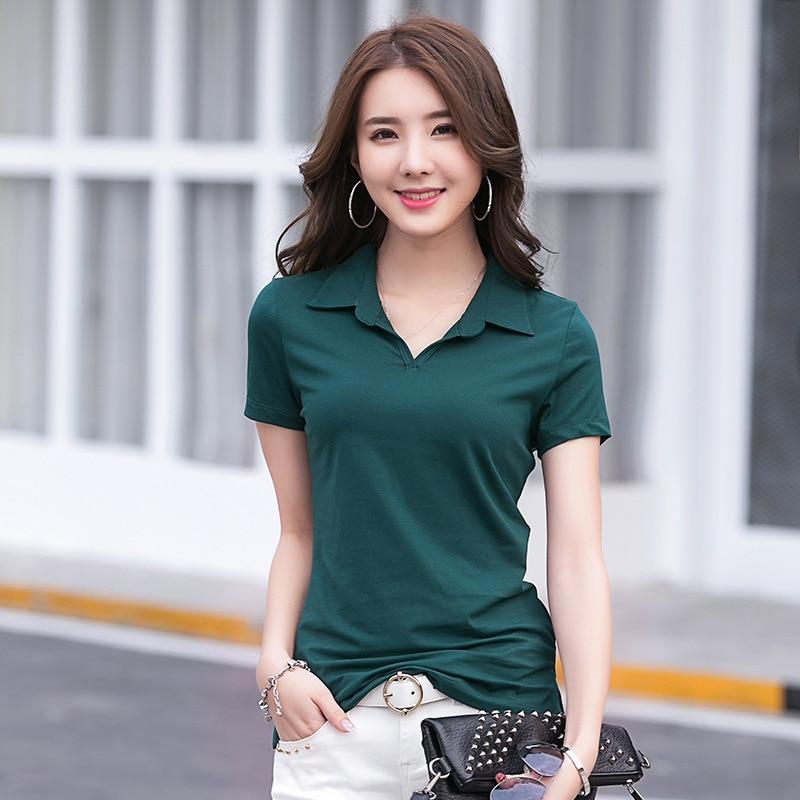 Damen-Poloshirt mit schmaler Passform