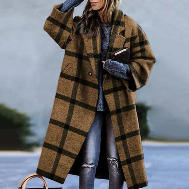 Elena | Eleganter warmer Wollmantel