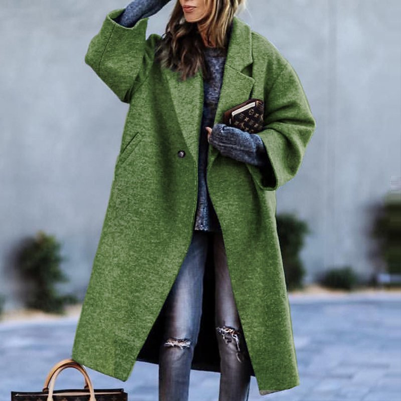 Elena | Eleganter warmer Wollmantel