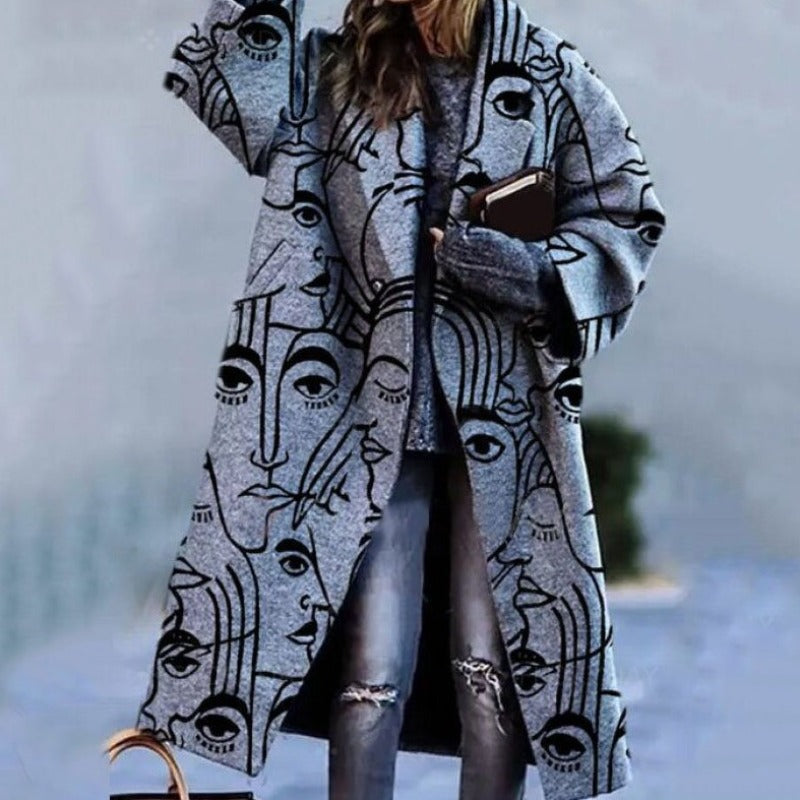 Elena | Eleganter warmer Wollmantel