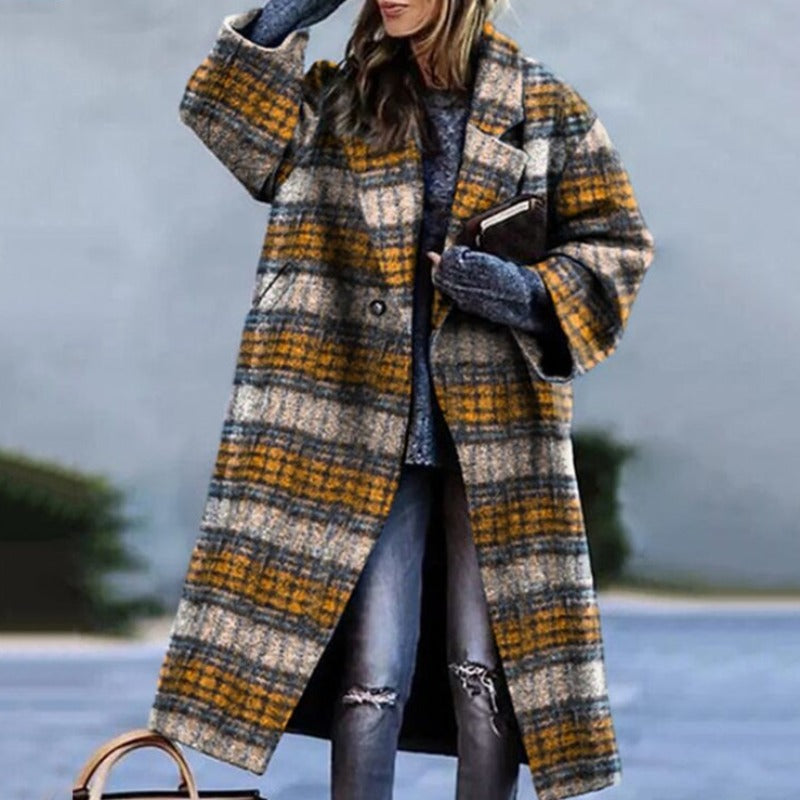 Elena | Eleganter warmer Wollmantel