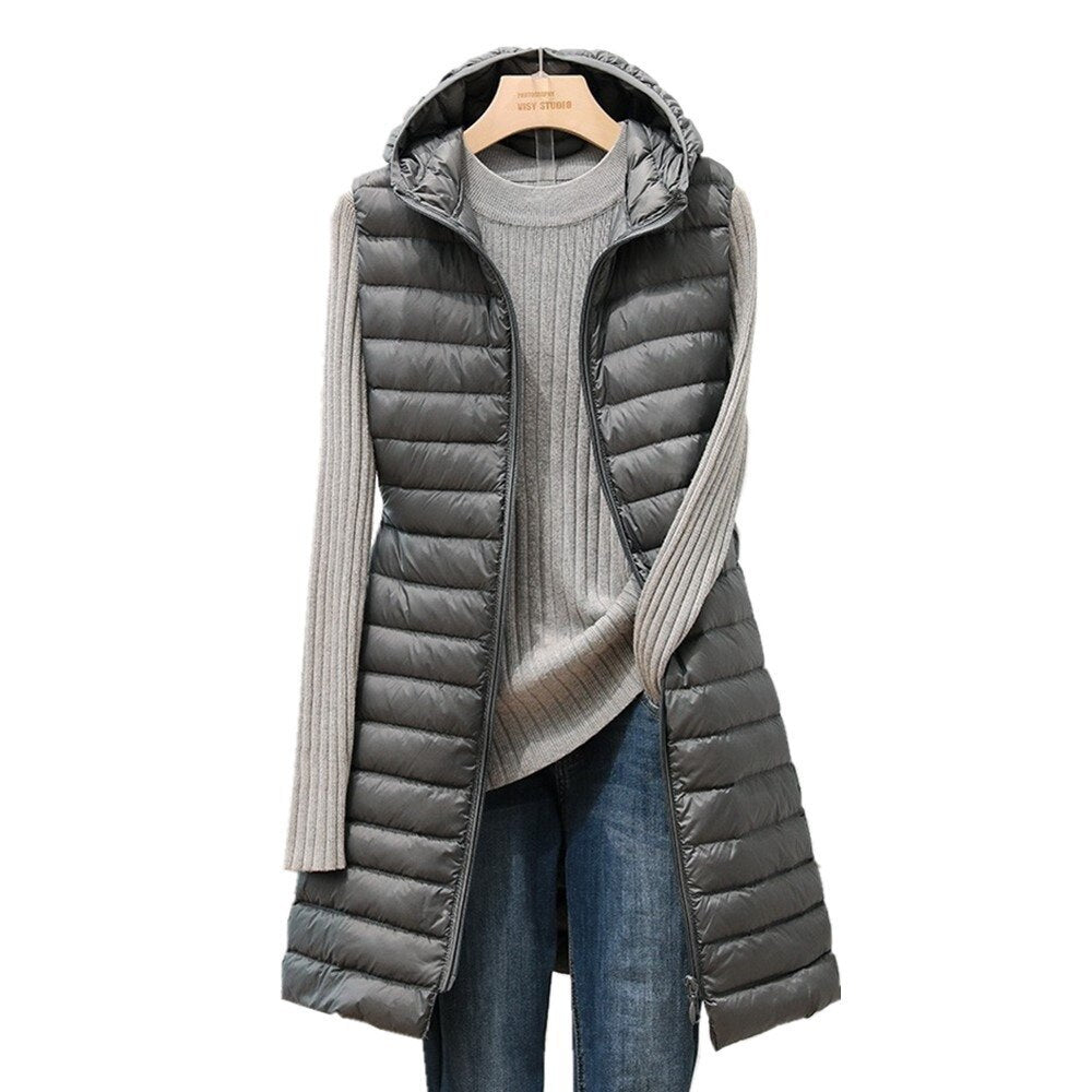 Lillymoda | Lena - Modische wattierte Jacke mit Kapuze