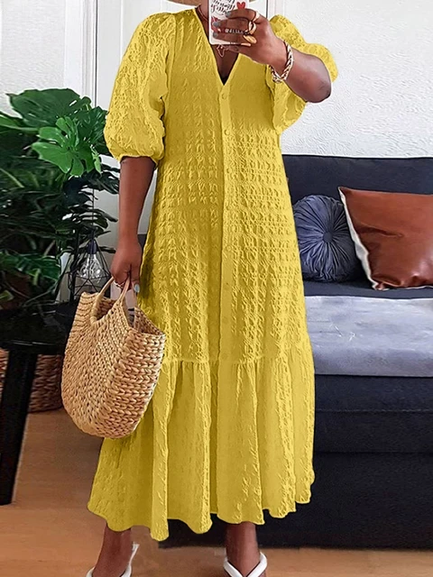 Lillymoda | Irene - Stilvolles plissiertes Maxikleid