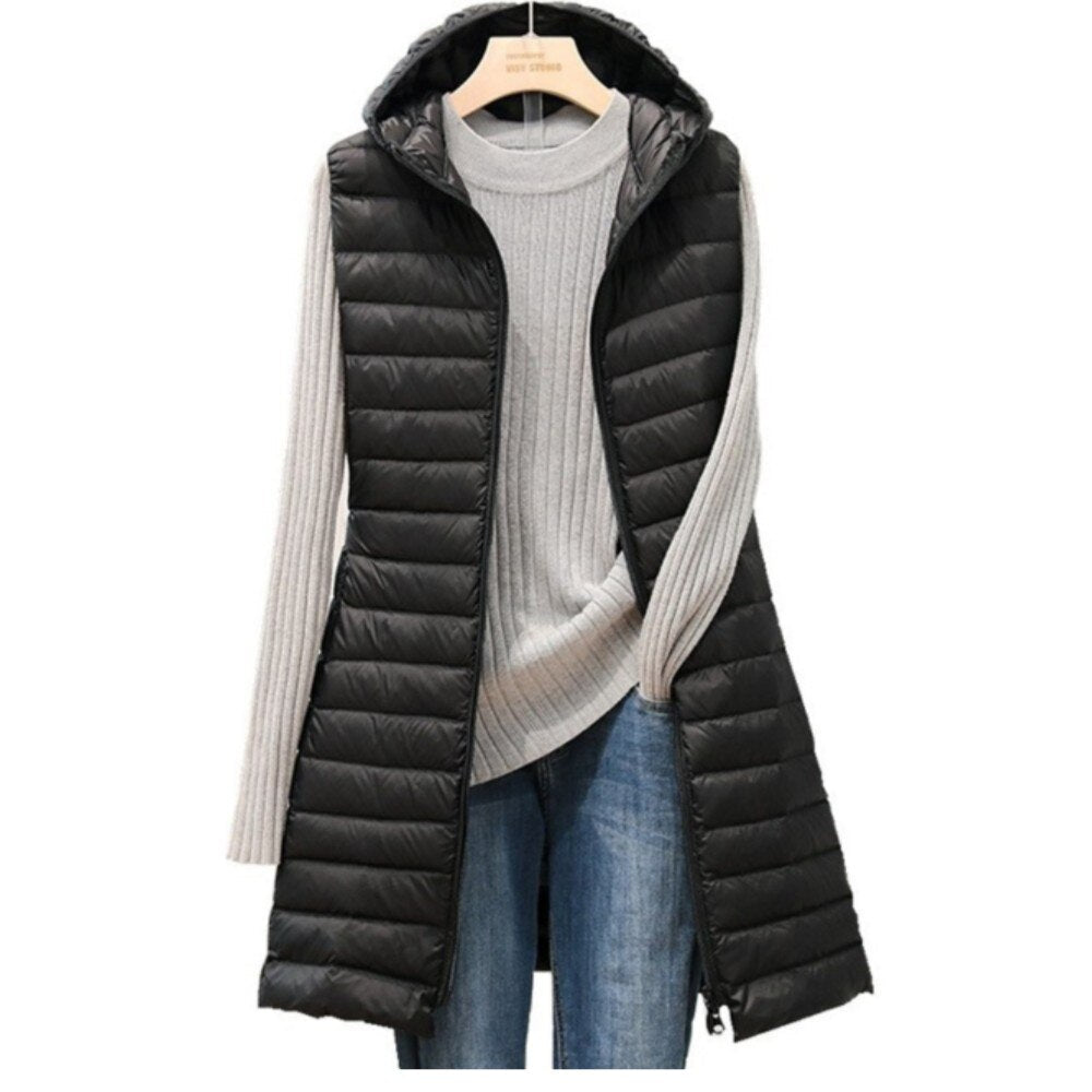 Lillymoda | Lena - Modische wattierte Jacke mit Kapuze