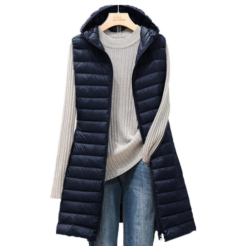 Lillymoda | Lena - Modische wattierte Jacke mit Kapuze