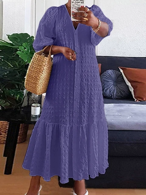 Lillymoda | Irene - Stilvolles plissiertes Maxikleid