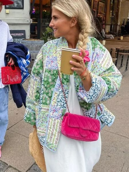Lillymoda | Gracie - Gefütterte Retro-Strickjacke mit Taschen