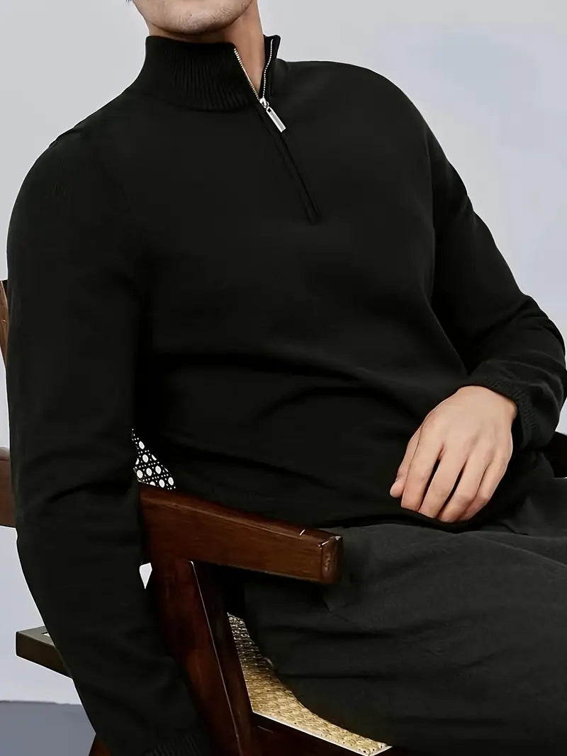 Ryker - Rollkragenpullover mit Reißverschluss für Männer