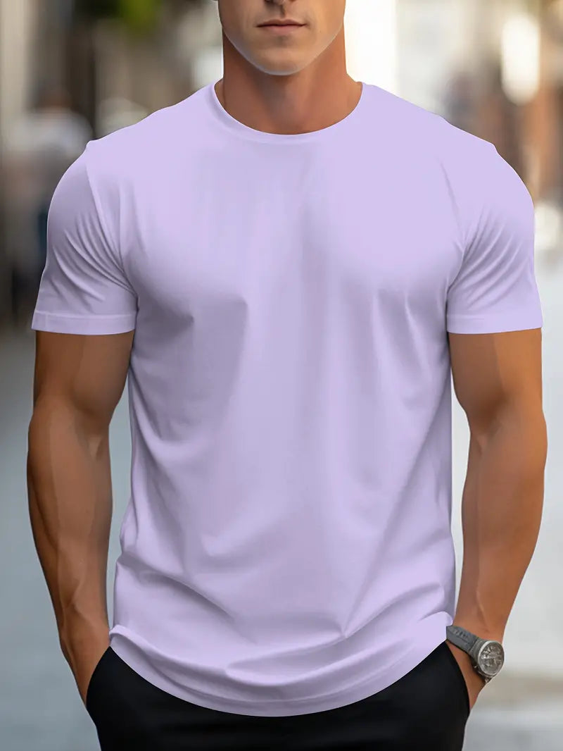 Sammy - Lässiges Rundhals-T-Shirt Für Herren