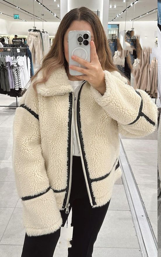 Lillymoda | Aurora – Übergroße Teddyjacke