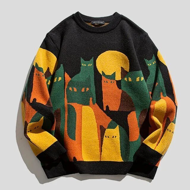 Katzenpullover Gemütlicher Unisex Katzenpullover - Perfekt für Katzenliebhaber 2024 - Tizia