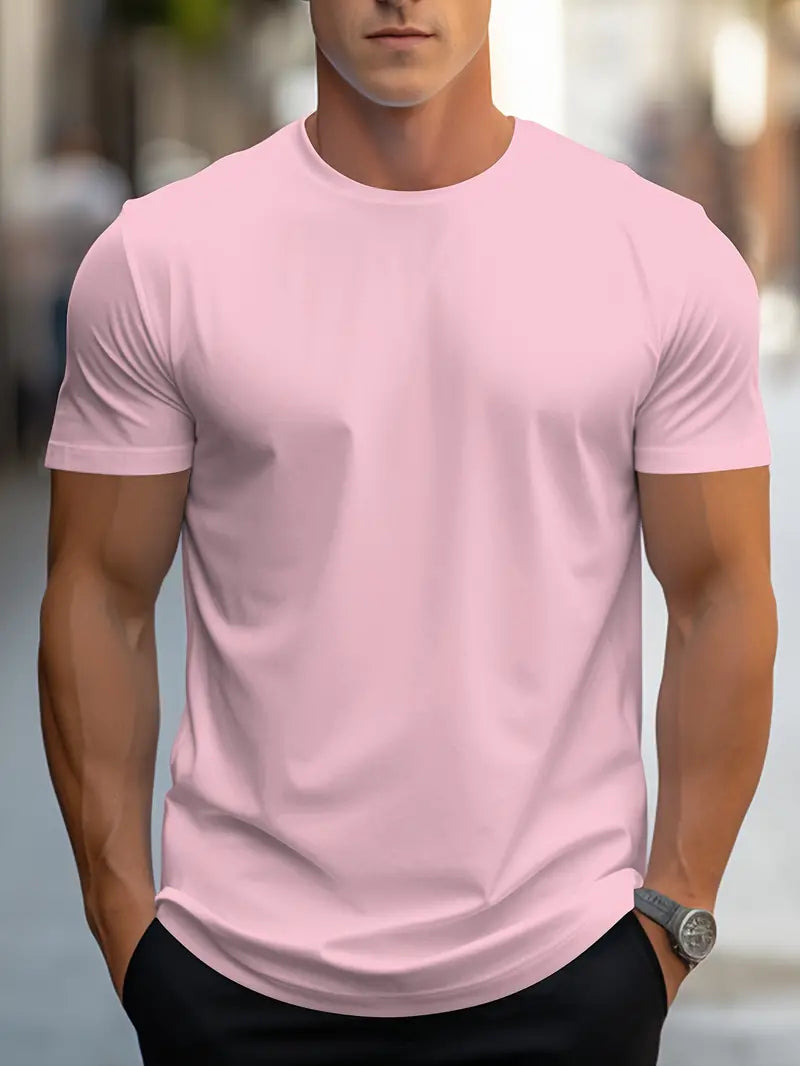 Sammy - Lässiges Rundhals-T-Shirt Für Herren
