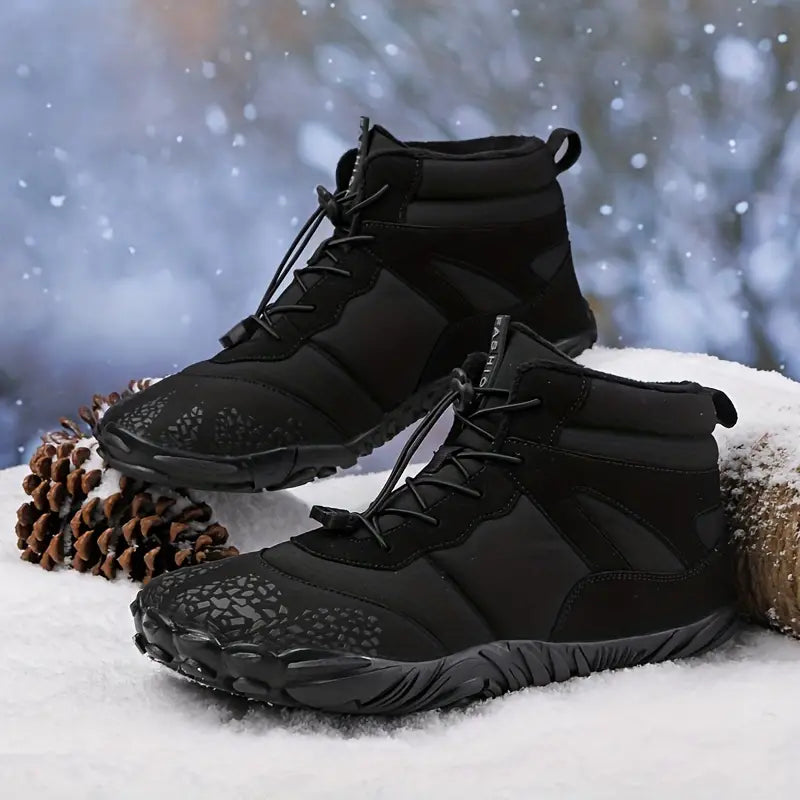 Carlos - Winterliche Plüsch-Schneestiefel