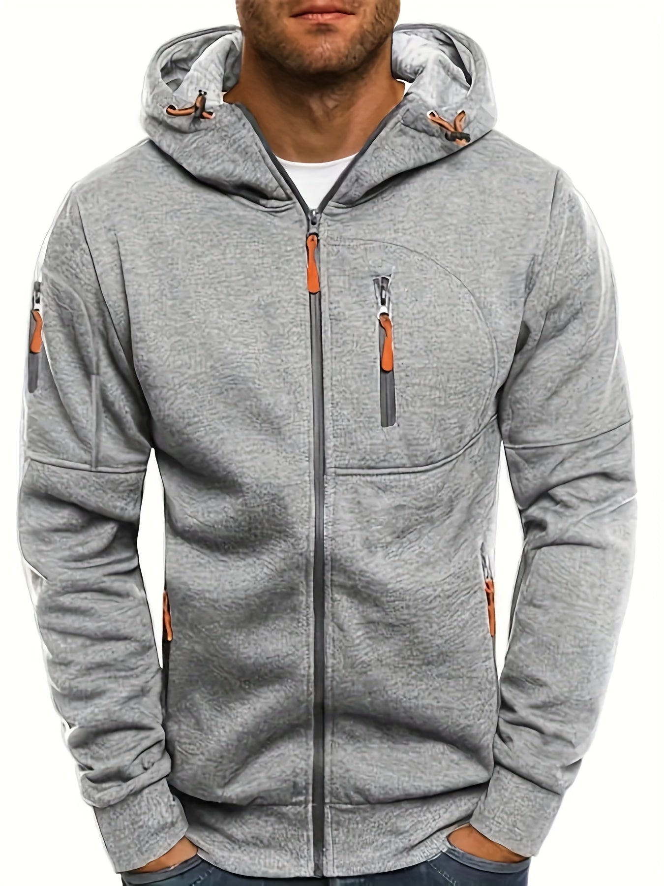 Lillymoda | Adam - Kapuze Reißverschluss-Jacke