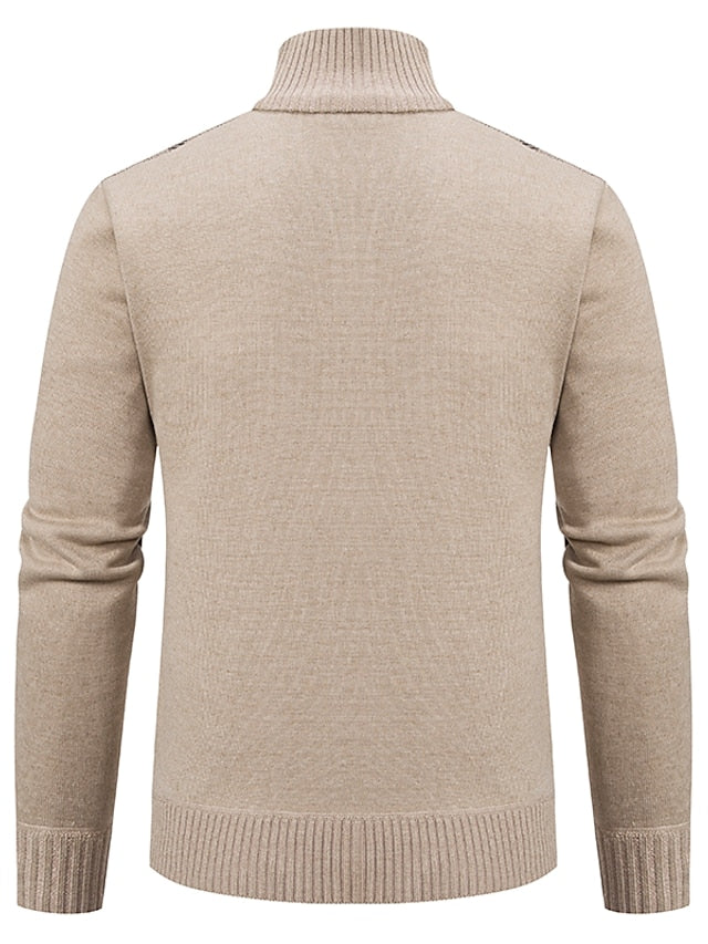 Tito - Stylischer Zipper-Pullover Fur Herren (Italienisches Design)