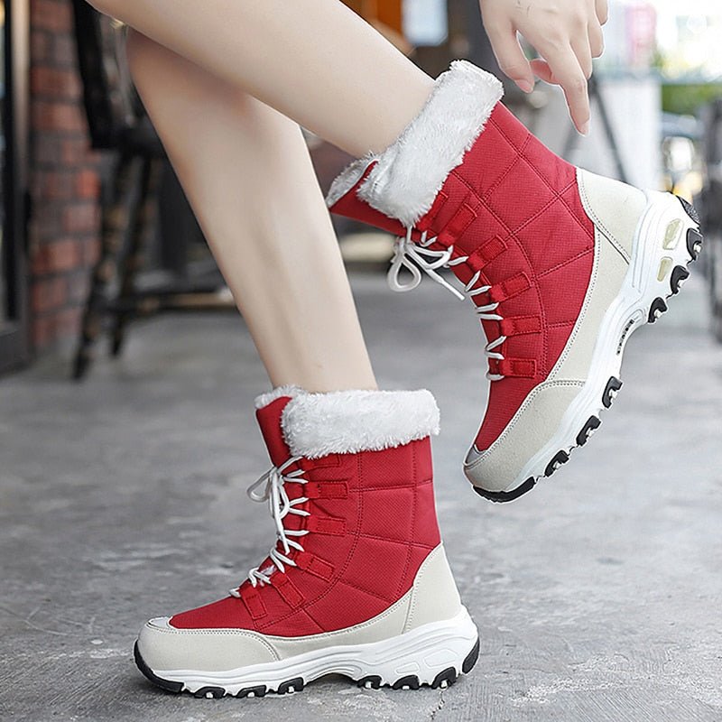 Quanda - Gefütterte Warme Schneestiefel für Frauen